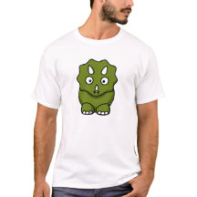 Dinossauro de Desenho Animado Verde Fofo
