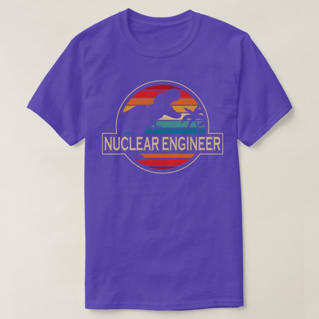 Camiseta Dinossauro de Engenheiros nucleares (Frente do Design)