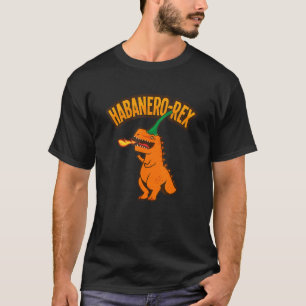 Camiseta Dinossauro de pimento vermelho Habanero Design