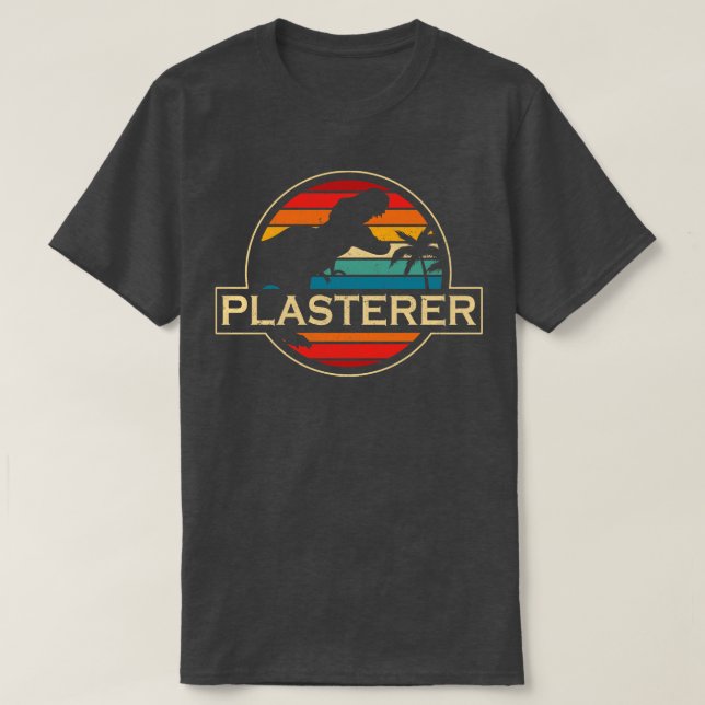 Camiseta Dinossauro de Plasterer (Frente do Design)