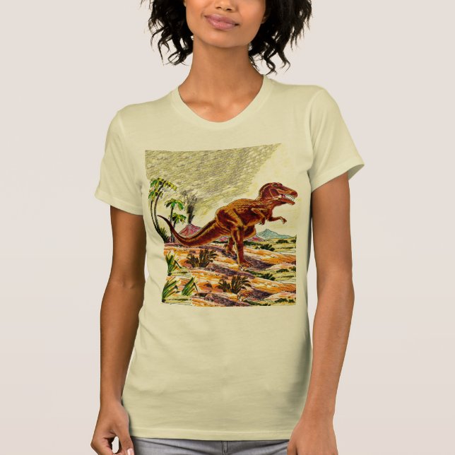 Camiseta Dinossauro de Rex do tiranossauro (Frente)