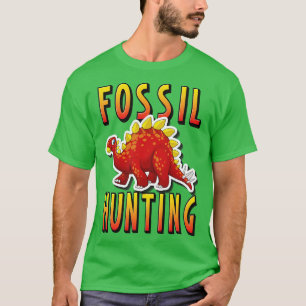 Camiseta Dinossauro de Stegossauro Fóssil