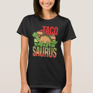 Camiseta Dinossauro Dia Nacional do Taco Taco Saurus Dino T