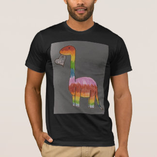 Camiseta Dinossauro do arco-íris