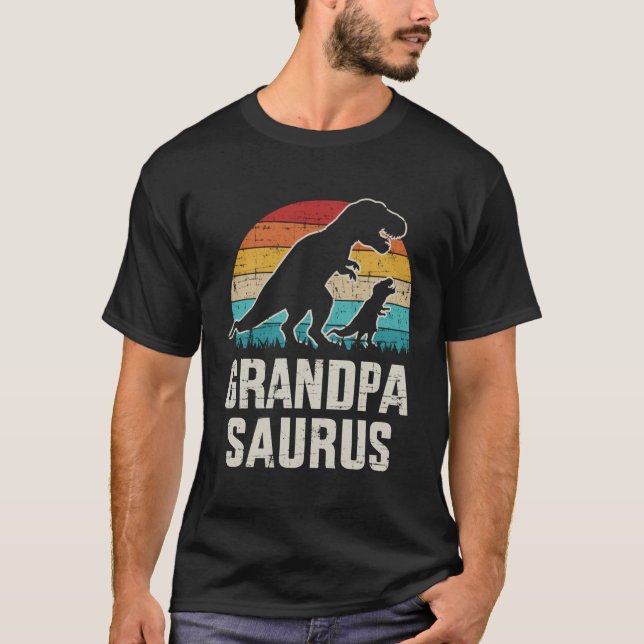 Camiseta Dinossauro Do Avô Do Grand (Frente)