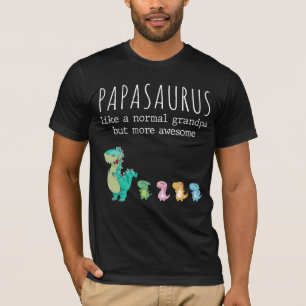 Camiseta Dinossauro do Avô Pai Personalizado, Pers