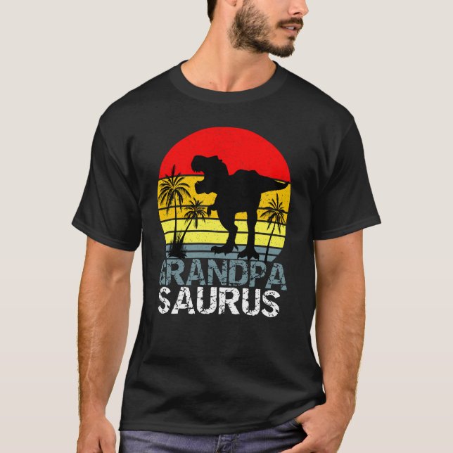 Camiseta Dinossauro do Avô Rex (Frente)