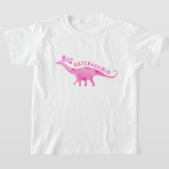 Camiseta Dinossauro do Big Sisterasaurus - Irmã Grande Boni (Postura )