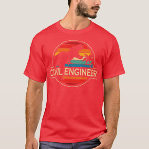 Camiseta Dinossauro do Engenheiro Civil