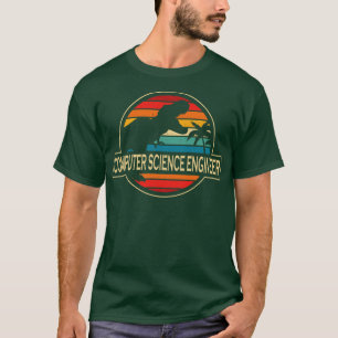 Camiseta Dinossauro do Engenheiro de Ciência da Computação