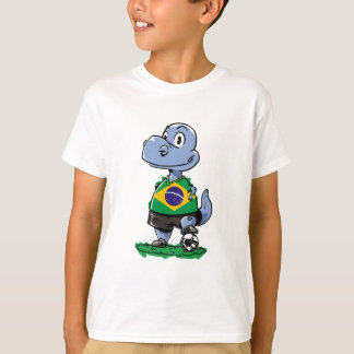Camiseta Dinossauro do futebol - Brasil