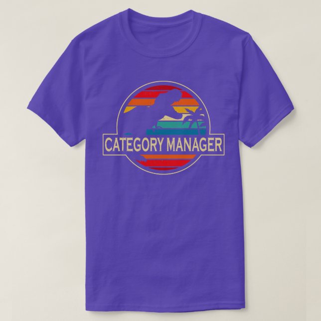 Camiseta Dinossauro do Gerente de Categorias (Frente do Design)