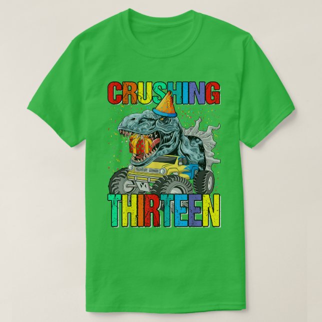 Camiseta Dinossauro do Monstro dos Treze Aniversários (Frente do Design)