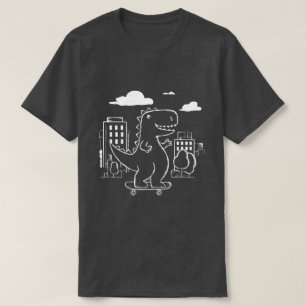 Camiseta Dinossauro do Skateboard