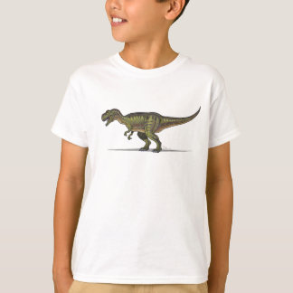 Camiseta Dinossauro do tiranossauro do t-shirt dos miúdos