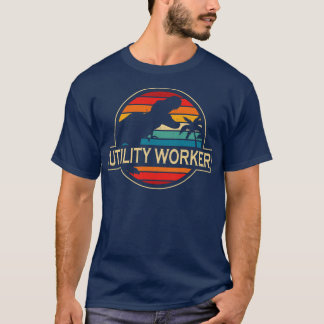 Camiseta Dinossauro do Trabalhador do Utilitário