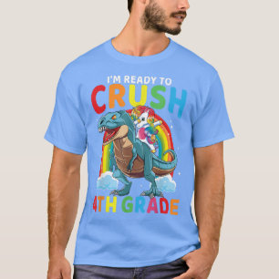 Camiseta Dinossauro do Unicórnio Crush 4º Grau T Re de volt