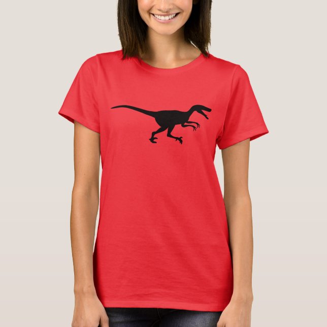 Camiseta Dinossauro do Velociraptor (Frente)