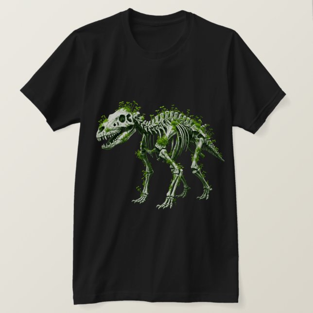 Camiseta Dinossauro e o meio ambiente (Frente do Design)