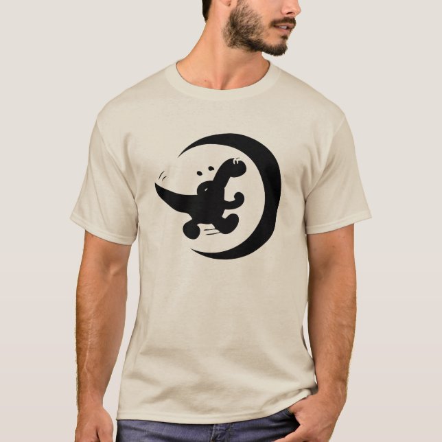 Camiseta Dinossauro em Execução (Frente)