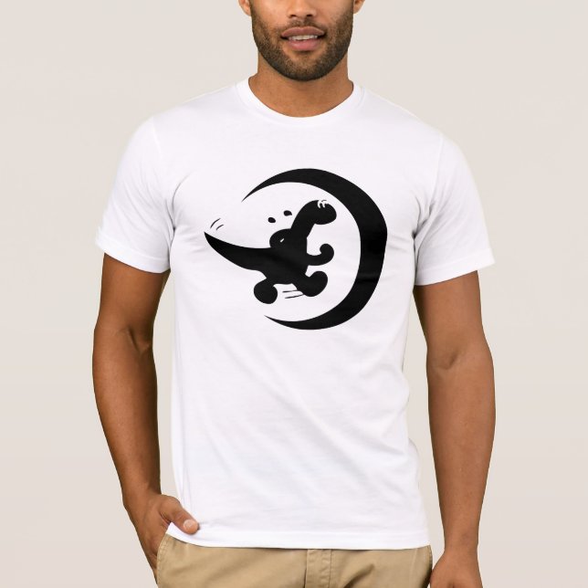 Camiseta Dinossauro em Execução (Frente)