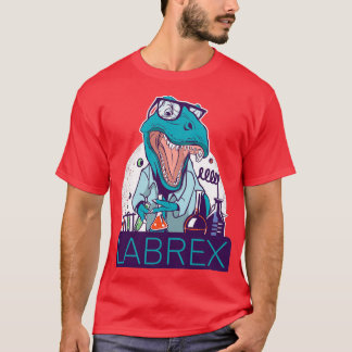 Camiseta Dinossauro em tubos de ensaio do químico Labrex no