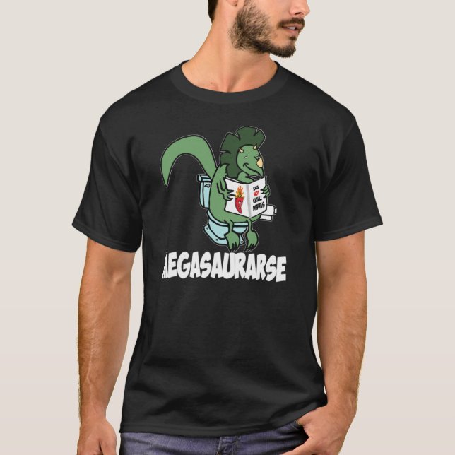 Camiseta Dinossauro engraçado (Frente)