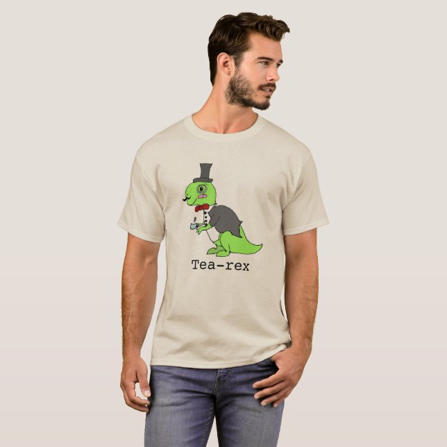 Camiseta Dinossauro Engraçado (Frente Completa)