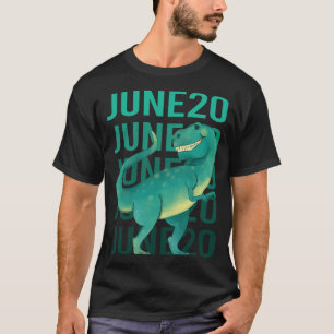 Camiseta Dinossauro engraçado - 20 de 20 de junho