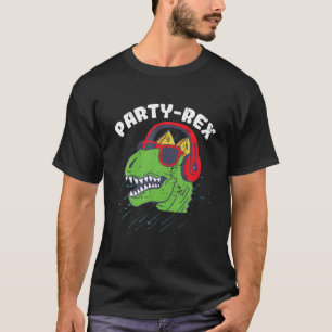 Camiseta Dinossauro Engraçado Com Crianças Rex Do Partido D