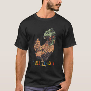 Camiseta Dinossauro Engraçado de Frango T-REX