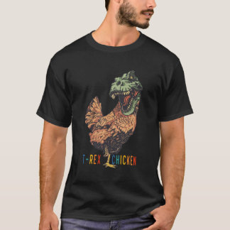 Camiseta Dinossauro Engraçado de Frango T-REX