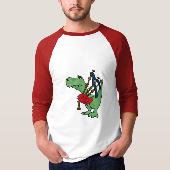 Camiseta Dinossauro engraçado de T-rex dos vagabundos que (Frente)