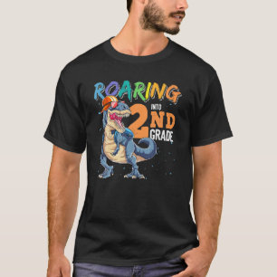 Camiseta Dinossauro Engraçado De Volta Às Escolas, Envolv