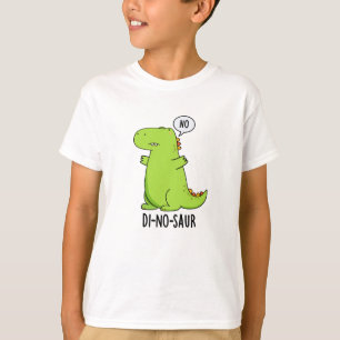 Camiseta Dinossauro Engraçado Di-no-saur