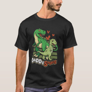 Camiseta Dinossauro Engraçado Dia do Pai Daddysaurus