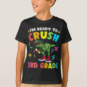 Camiseta Dinossauro Esmagamento 3º Grau Dino Primeiro Dia