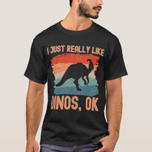 Camiseta Dinossauro Eu Gosto Muito De Dinos Ok 2