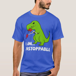 Camiseta Dinossauro Eu sou intravenoso Tre