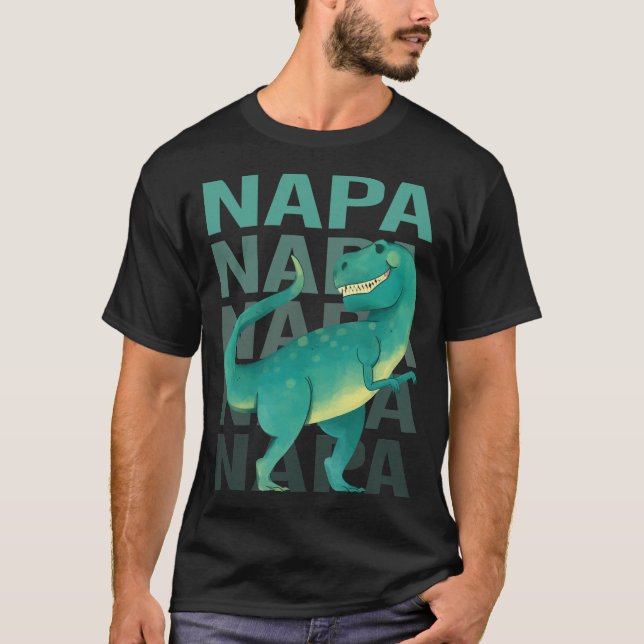Camiseta Dinossauro Feliz Napa (Frente)