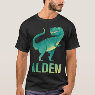 Camiseta Dinossauro Feliz - Nome Alden
