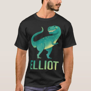 Camiseta Dinossauro Feliz - Nome Elliot