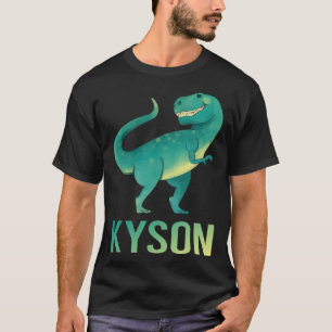 Camiseta Dinossauro Feliz - Nome Kyson