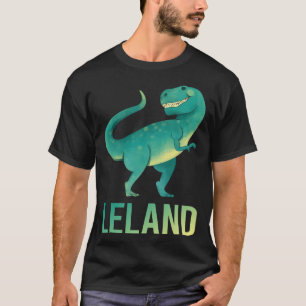 Camiseta Dinossauro Feliz - Nome Leland