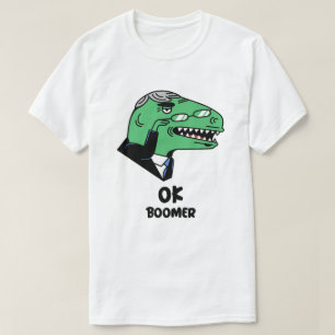 Camiseta Dinossauro Funny OK Boomer