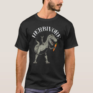 Camiseta Dinossauro Herbívoro Vegano Vegetariano Anti Plano
