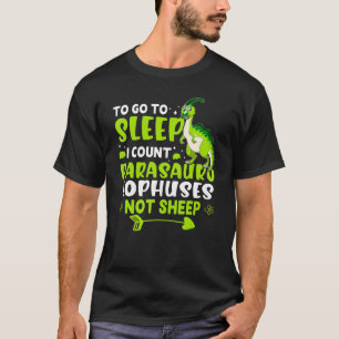Camiseta Dinossauro I Conte Parasaurolofos Não Ovinos
