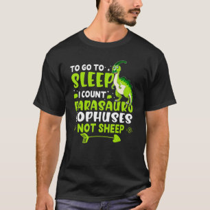 Camiseta Dinossauro I Conte Parasaurolofos Não Ovinos