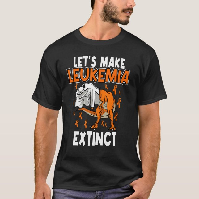 Camiseta Dinossauro Laranja Fita Hematóloga Repti (Frente)
