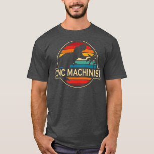 Camiseta Dinossauro Machinista Cnc